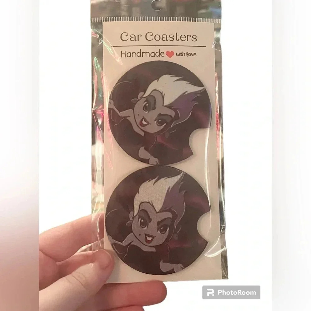 Disney Ursula Car Coasters - Sea Witch - Picture 1 of 2